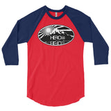 Hero USA 3/4 sleeve raglan shirt - HERO USA